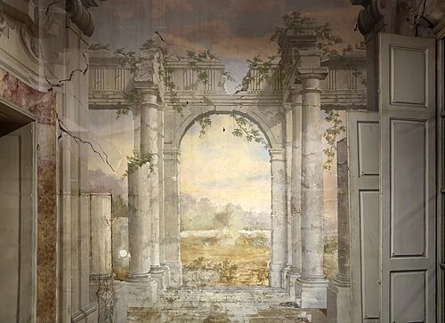 1697-Niccolò Pintucci - Finte rovine nel palazzo di San Clemente